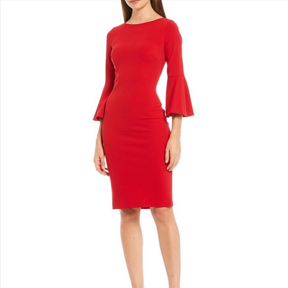 Red Calvin Klein Dress Size 6